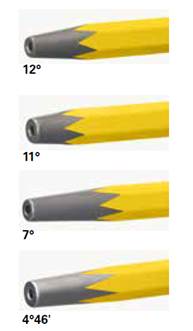 Tapered drill rod