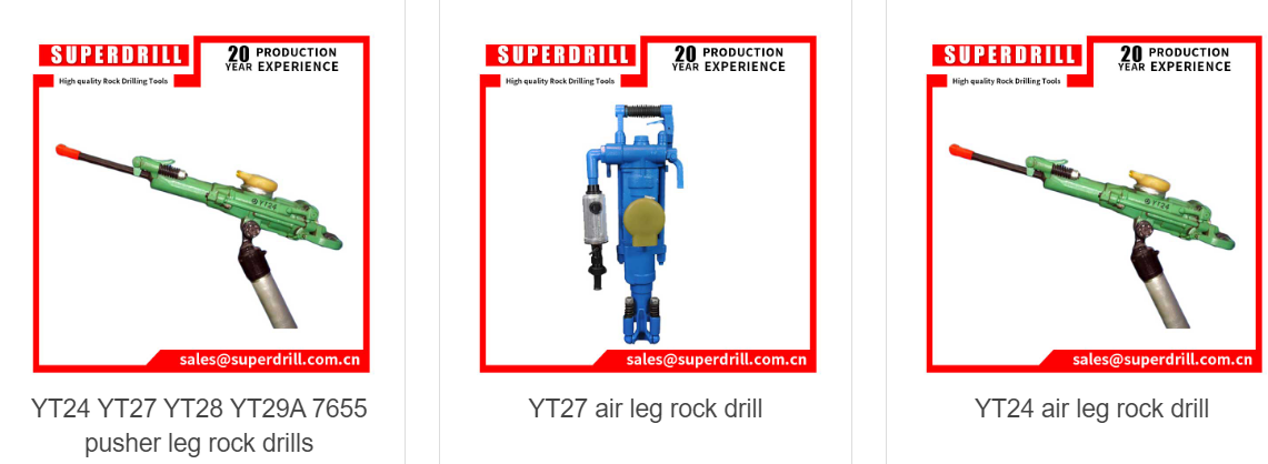 Pneumatic rock drills