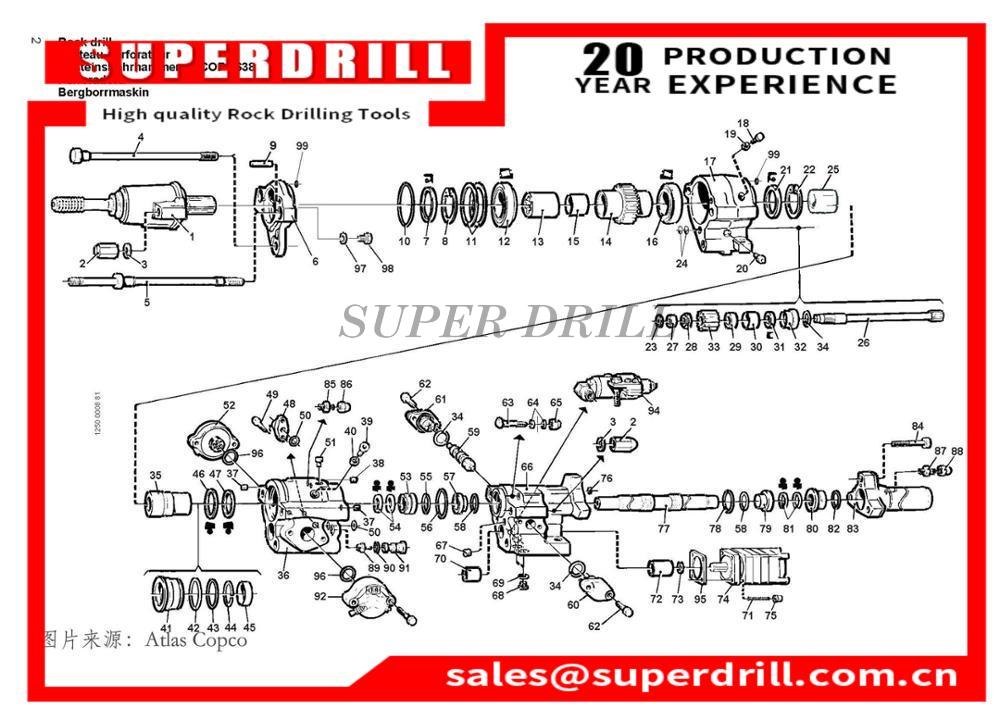 Made In China/3115296800/cop1638hd/cop1838/cop1840/cop2238/steel Shank