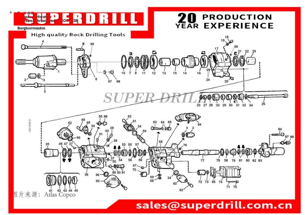 Made In China/small Bush For Cushioning Piston/3115 2084 00/cop1440/cop1532/cop1638 Drilling Rig Parts