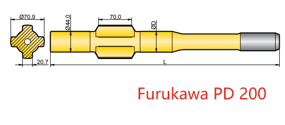 90516024 Furukawa PD 200 Shank Adapter