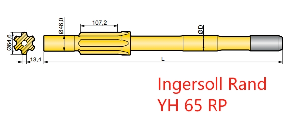 Ingersoll Rand YH 65 RP Shank Adapters