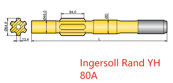 Ingersoll Rand YH 80A Shank Adapters