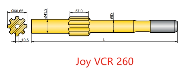 Joy VCR 260 Shank Adapter